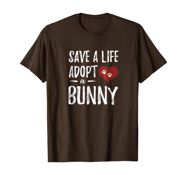 

adopt a bunny t-shirt funny rescue bunny mom, White;black