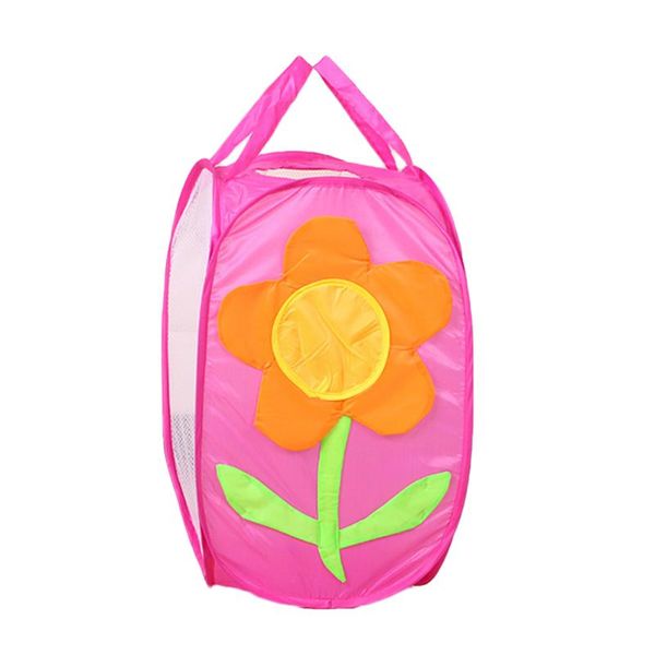 

household cloth dirty laundry basket folding toy clothing storage cartoon bags
