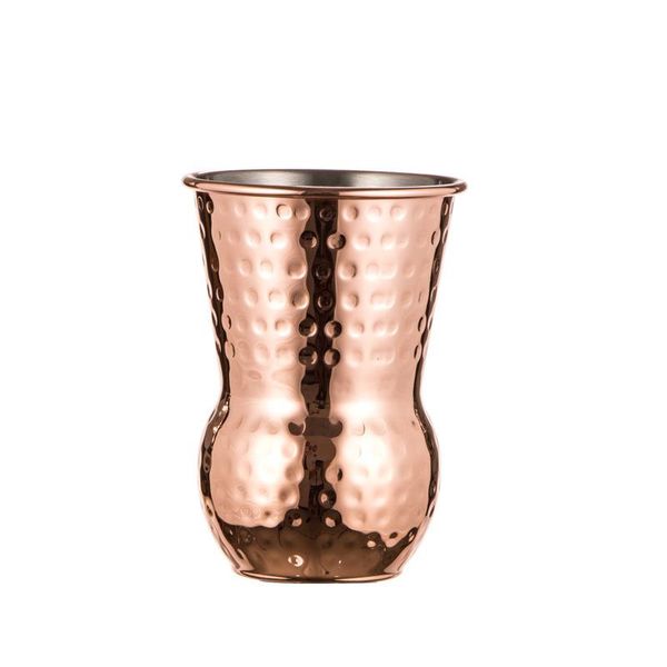 

water bottles wholesale 304 stainless steel cocktail cup creative gold plated copper mule 380ml