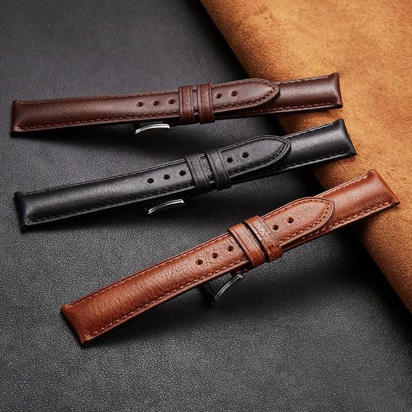 

watch bands 22mm band leather straps watchbands accessories 20mm strap, Black;brown