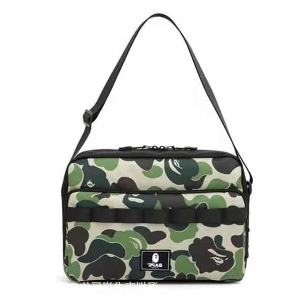 

2021 new japanese style ape man magazine appendix retractable camouflage pendant single shoulder bag ipad