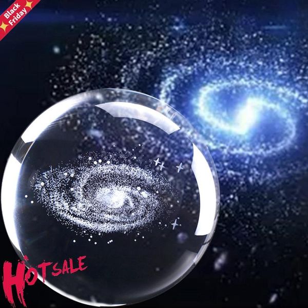 

laser engraved solar system ball 3d crystal miniature planets model sphere glass globe ornament home decor gift jq novelty items