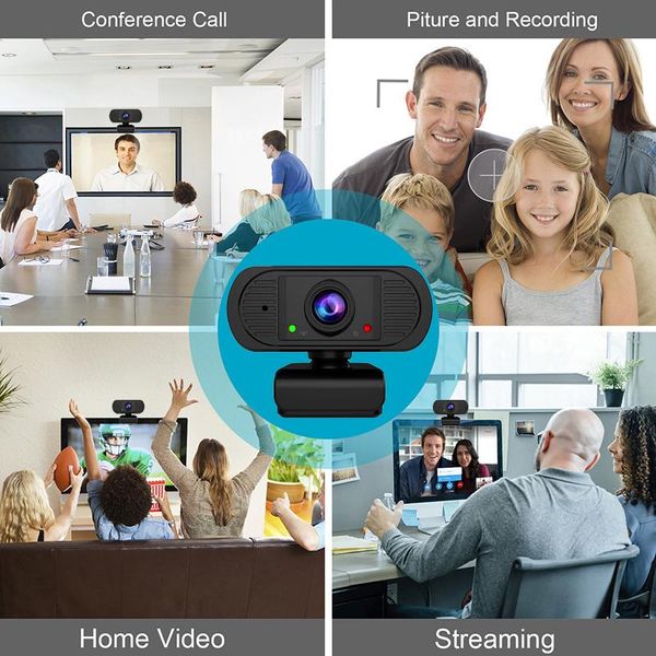 

webcams usb 2.0 hd 1080p webcam camera video calling with microphone mic for pc laphome office puo88
