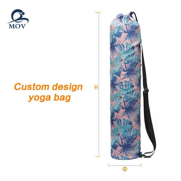 

waterproof gymnastic sport backpack custom print design yoga bag blankets