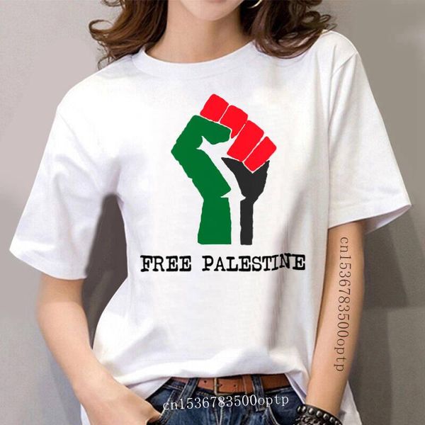 

women's t-shirt palestine gaza om 2021 women - white