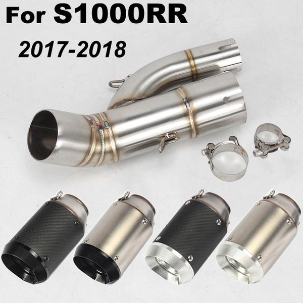 

motorcycle exhaust system for s1000rr s1000 rr s1000r r 2021 middle link pipe with db killer escape connection