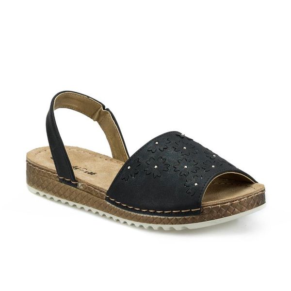 

161180.z black women sandals polaris
