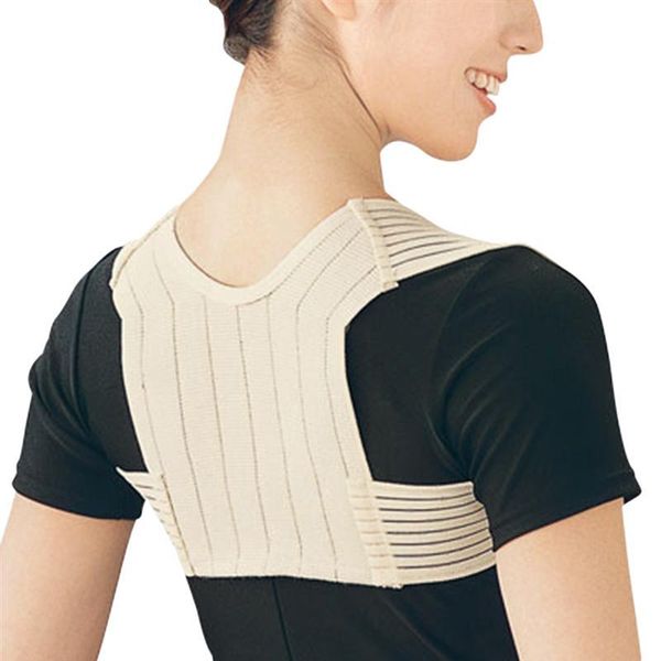 

accessories adjustable back shoulder posture corrector health care correction belt size l (khaki)