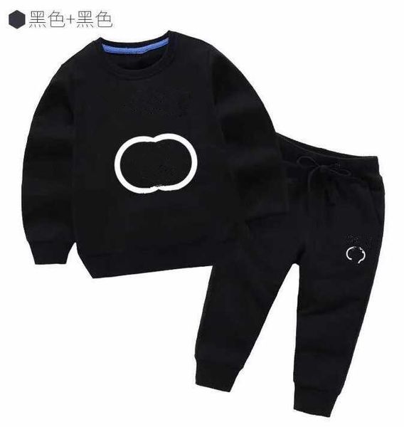 

spring clothing set boy girl t-shirt pants two-piece suit kids 2pcs cotton sets, White