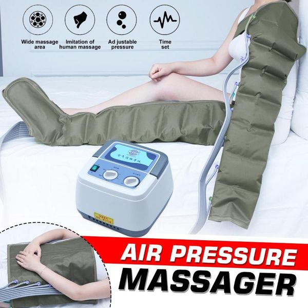 

air chambers smart leg massager calf kneading fitness relief 8 compression elderly physiotherapy electric massagers