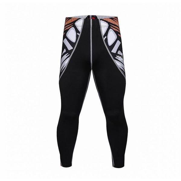 

men's pants men compression pant legging custom print, Black