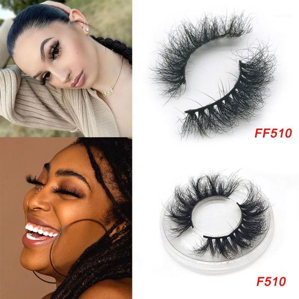 

dramatic 3d mink eyelashes with custom eyelash packaging boxes false1