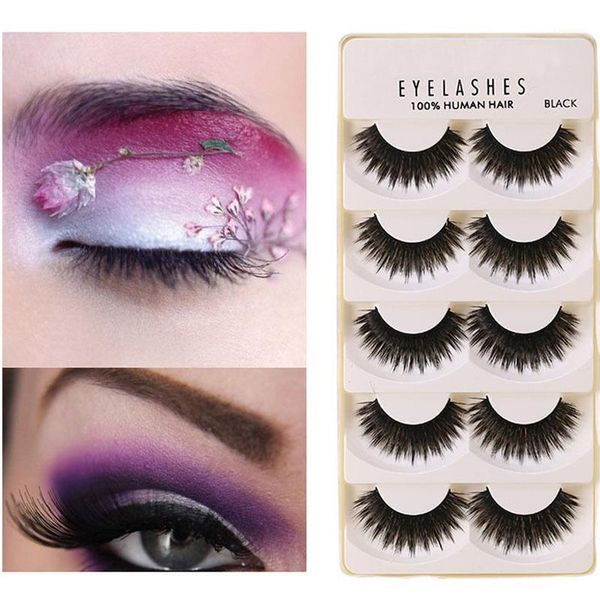 

pairs natural false eyelashes fake lashes long 3d mink extension eyelash for beauty1