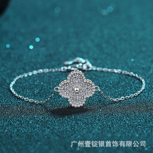 

925 sterling silver bracelet for women's design, Black