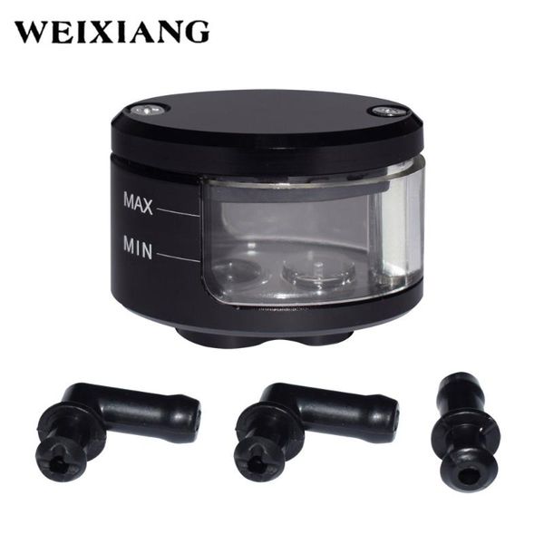 

universal cnc aluminum alloy motorcycle front brake fluid reservoir clutch tank oil cup black red brakes