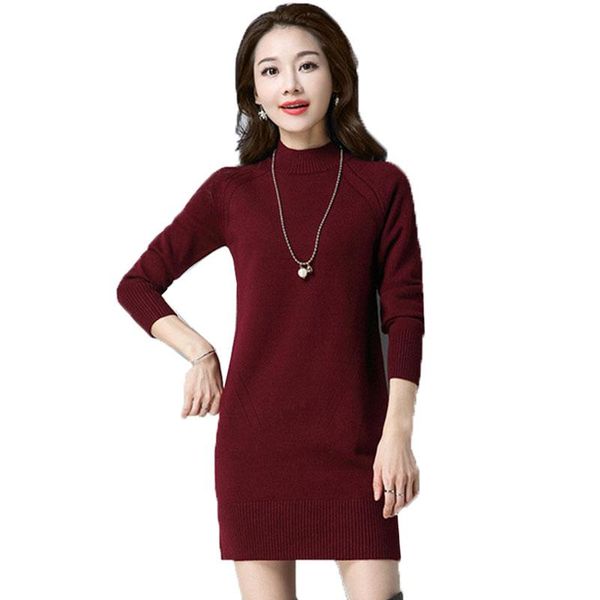 

women's sweaters knit turtleneck sweater autumn winter basic paragraph pullover knitted bottoming warm dress a704, White;black