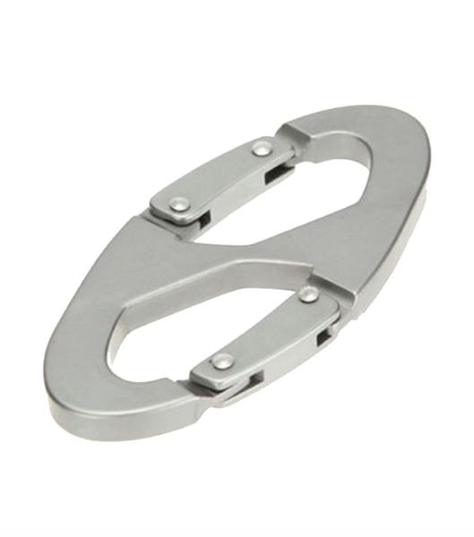 

cords, slings and webbing 10pcs mountaineering caving rock climbing carabiner 8 shaped safety master screw lock buckle escalade equipement