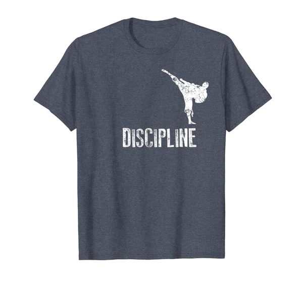 

karate shirt, discipline cool martial arts gift, White;black
