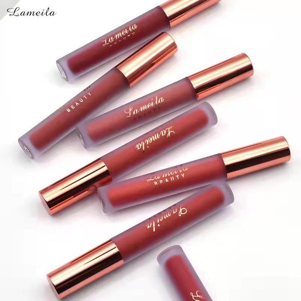 

lip gloss air matte glaze women not easy to fade velvet rotten tomato color lipstick makeup long-lasting cosmetics