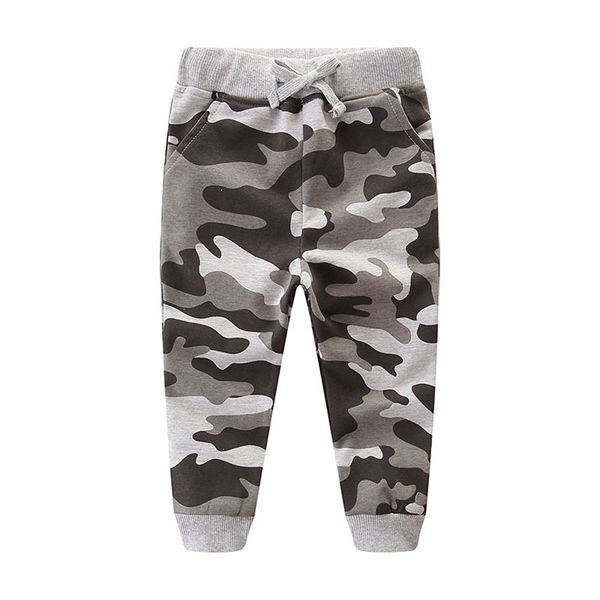 

boys pants autumn winter sports trousers kids clothing camouflage printedtoddler children casual 210528, Blue