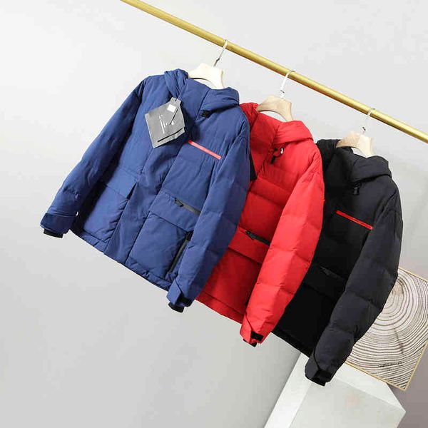 

men's down & parkas most good quality down jackets men jacket for winter brand street hoodies waterproof laminated zipper perfect detai, Black