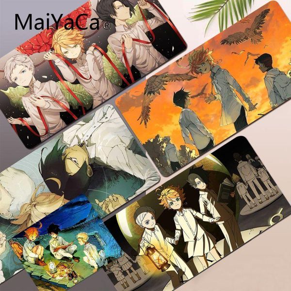 

mouse pads & wrist rests the promised neverland design durable rubber pad size for large edge locking speed version game keyboard gamer