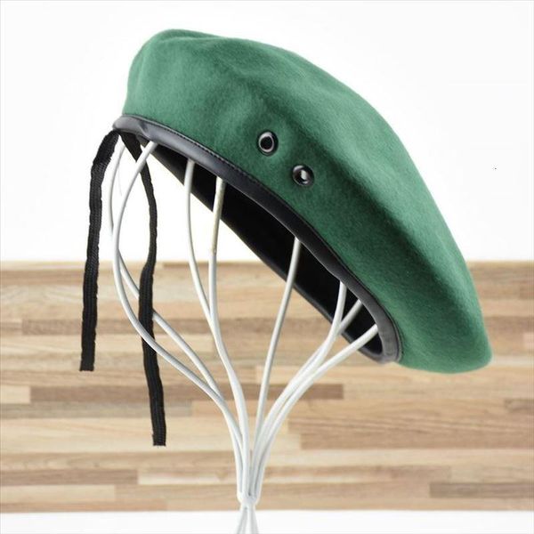 Berets adulto outono e inverno mais tamanho soldado chapéus mulheres boina grande cabeça homem falso chapéu de lã 54-56cm 56-58cm 58-60cm acima de 60cm