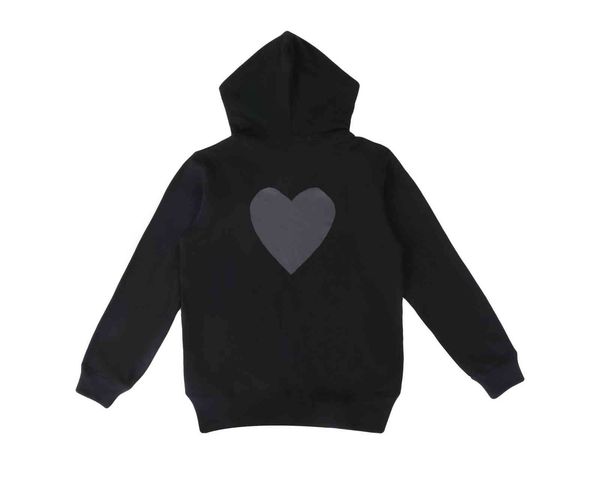 

brand hoodie hooded zipper jacket mens sweatshirt loose style fashion tide winter coat pullover homme clothing with hear, Black