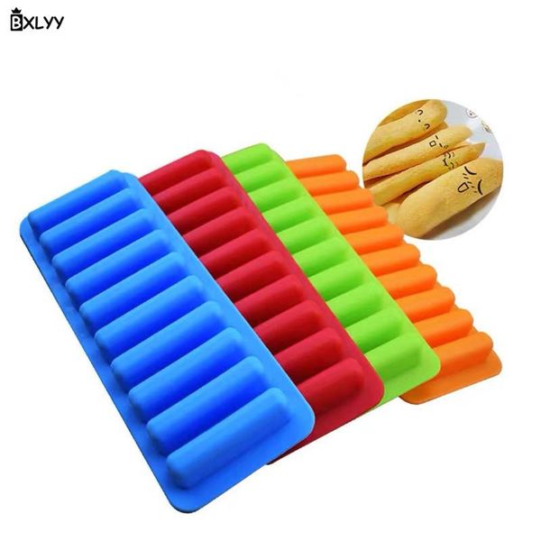 

baking moulds bxlyy multi-function thumb biscuit mold sausage chocolate tool ice tray cube silicone kitchen fitting.75z