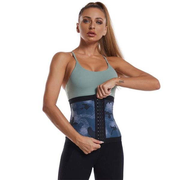 

waist support women trimmer trainer sauna belt cincher slimming, Black;gray