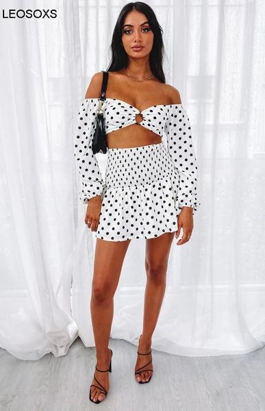 

skirts women's summer 2021 fashion loose skirt high waist super elastic polka dot print slim harajuku, Black