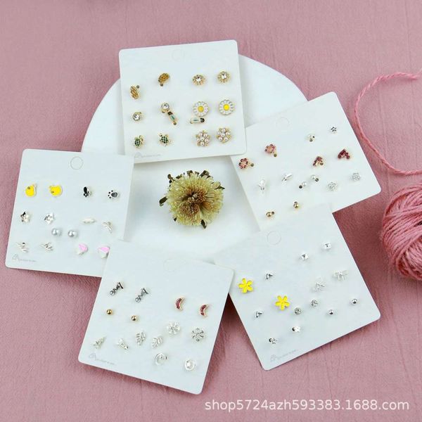 

pure round face slim fashion earrings simple spring