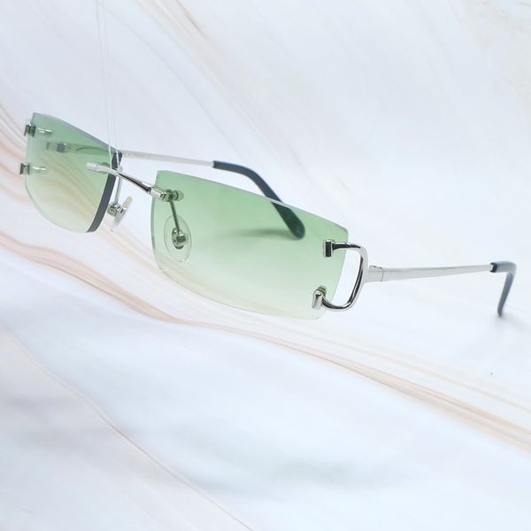 

75% off outlet store online metal sunglasses glasses men eyewear women frames big gold sun glass frame for mens rimless sunglass shades, White;black