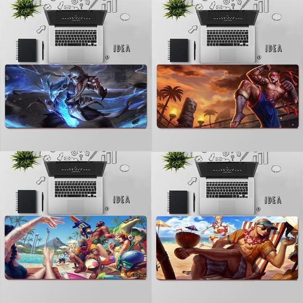 

mouse pads & wrist rests league of legends lee sin gaming pad large pc gamer computer mat big mousepad keyboard desk mause