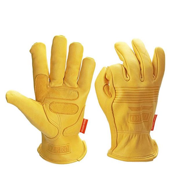 

cycling gloves motorcycle moto sheepskin leather sports windproof anti cold snowboard ski hiking hunting for men, Black
