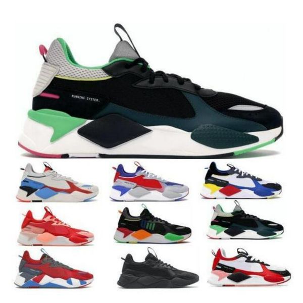 

running shoes tennis trainer sneakers walking jogging rs-x designer fashion men women black multicolor bonnie blue chaussures sports shoe si