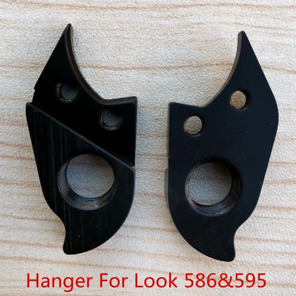 

bike derailleurs 2pcs bicycle mech dropout for look 586 595 rear gear derailleur hanger carbon frame extender hook frames parts