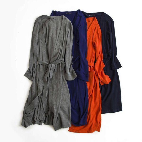

bathrobe summer couple waffle thin bathrobe nightgown