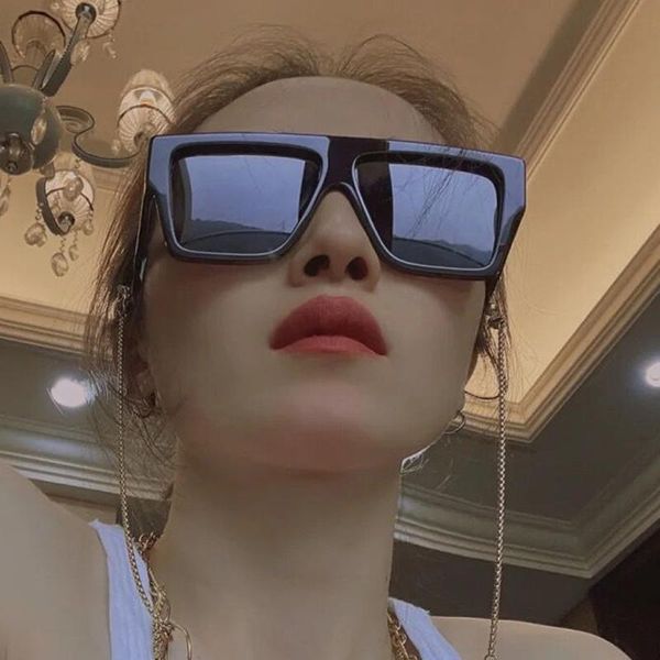 

sunglasses square frame women men gray tan lens uv400 eye protection girl ladies outdoor fashion eyewear, White;black