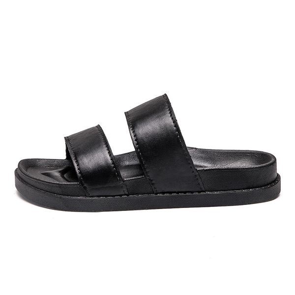 

spring fall slippers slides shoes rubber sandals womesn s beach foam outdoor indoor comfortable soft bottom three size 36-44, Black