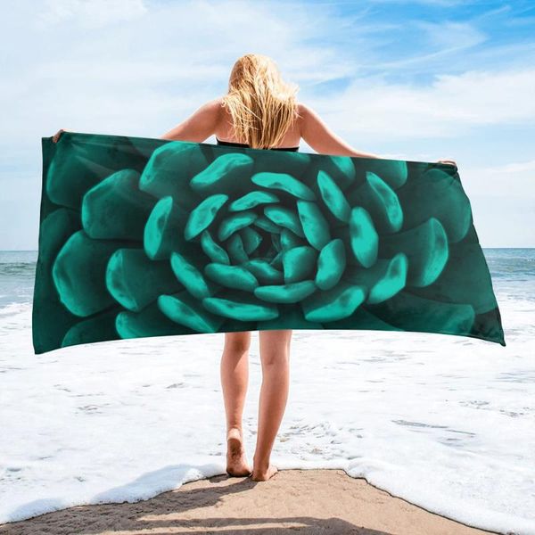 

towel succulents bath camping bathroom accessories face microfiber beach