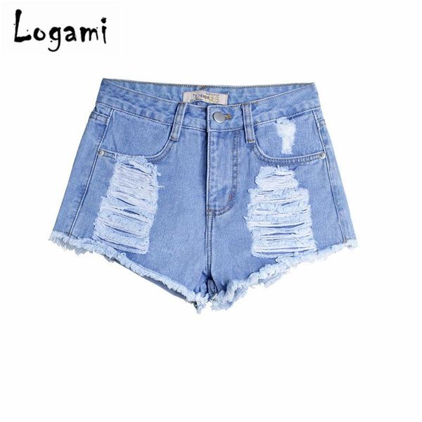 

high waist ripped hole fringe jeans shorts women summer denim women's, White;black