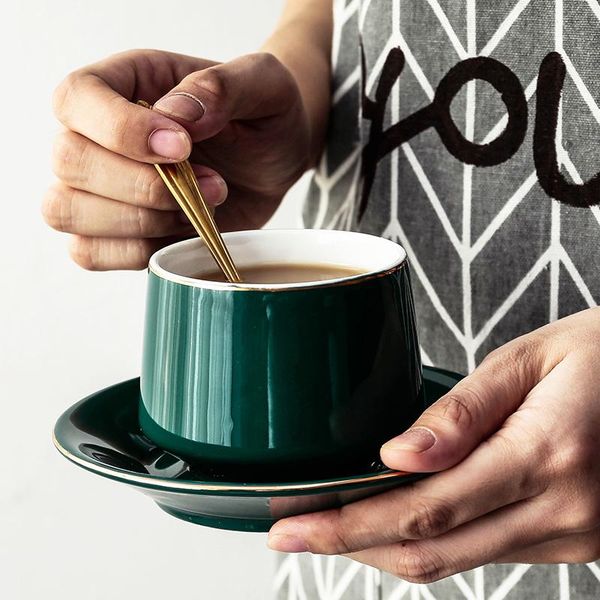 

cups & saucers simple vintage luxury living room table cup and saucer royal bone china reusable coffee mug ornaments bardak home decore ec50