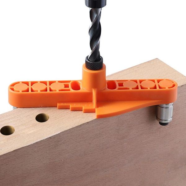 

professional hand tool sets woodworking vertical pocket hole jig 6/8/10mm drilling locator self-centering doweling drill guide marking gauge