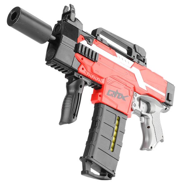 Burst elétrico Bullet Soft Bullet Gun Multi-mode Lançamento Esponja Boy Mp7A1 Modelo Jogo ao ar livre Adereços