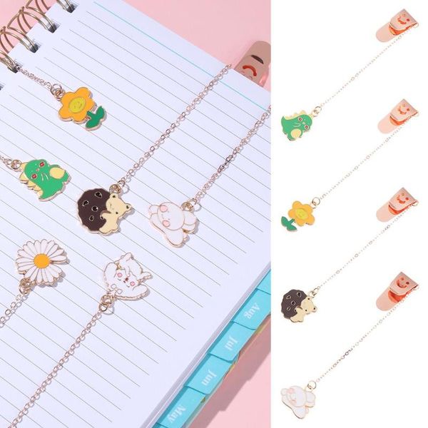 

bookmark school office supplies stationery sheep cartoon cute dinosaur metal pendant page flag