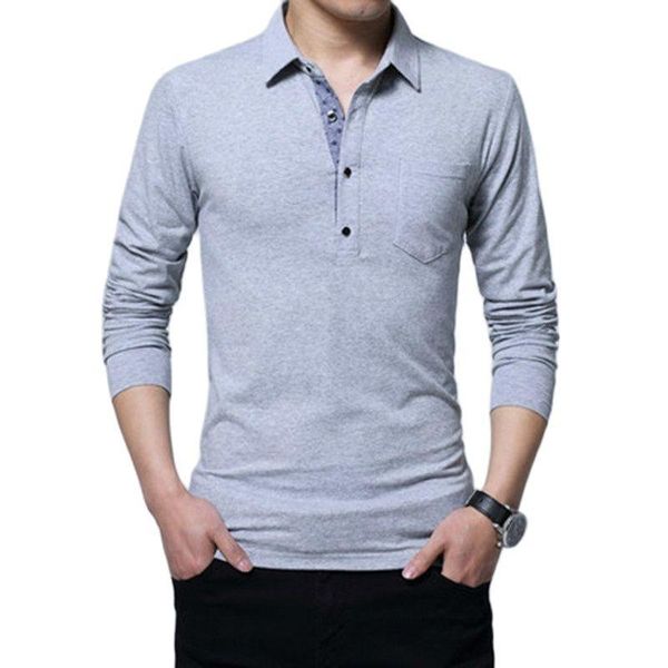 

men's polos 2021 mens shirt long sleeve cotton men fashion slim shirts male breathable clothes ropa para hombre casual solid, White;black