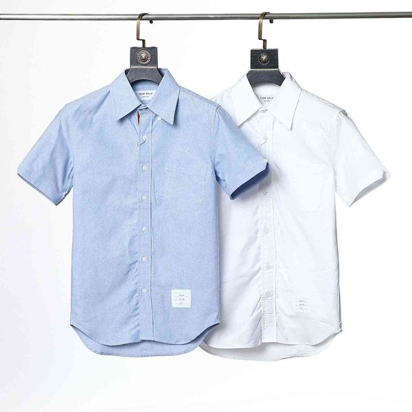 

design clothing bruntb new solid short sleeve shirt, White;black