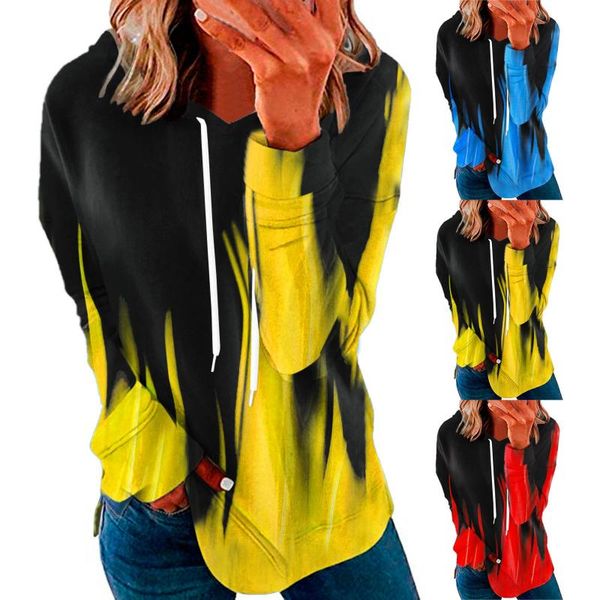 

women's hoodies & sweatshirts oversize casual women v-neck long sleeve loose streetwear hoddies sudaderas con capucha moletom feminino, Black