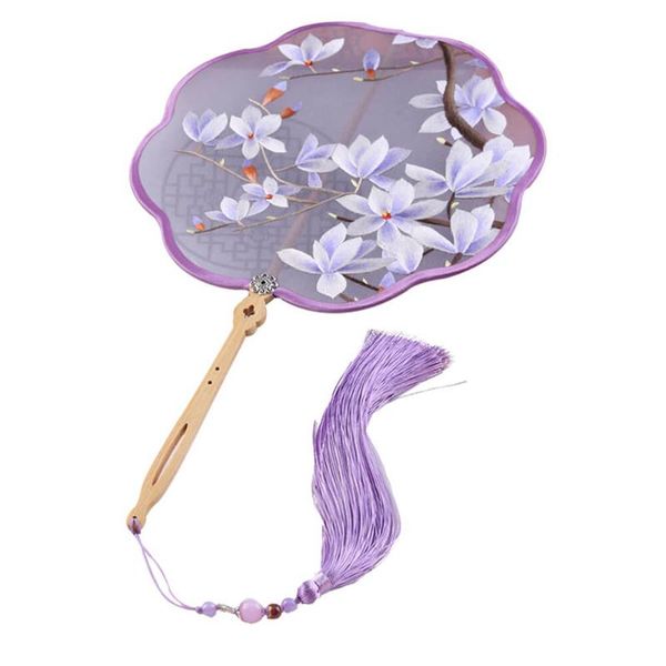 

wedding flowers famous chinese silk fan amazing handmade suzhou embroidery double-sided series with gift box